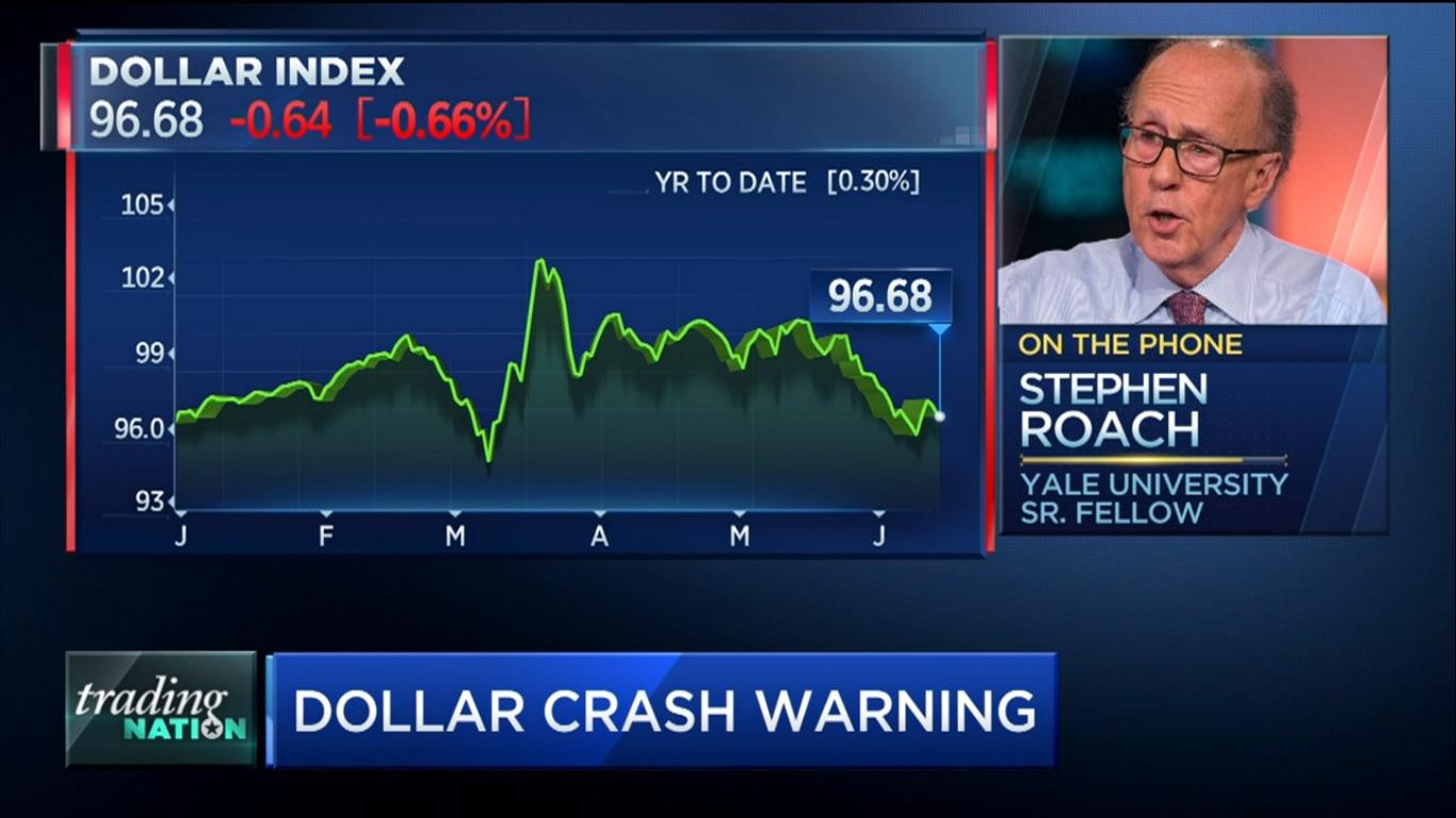 Học giả Châu Á Stephen Roach cảnh báo: Sự sụp đổ của đồng Dollar là gần như không thể tránh khỏi