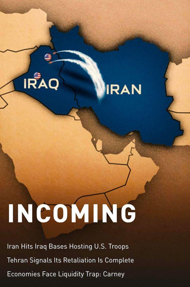 Iran cho biết nước này đã bắt đầu tấn công vào các căn cứ quân sự Mỹ ở Iraq, vàng tăng vọt lên gần $1.600!