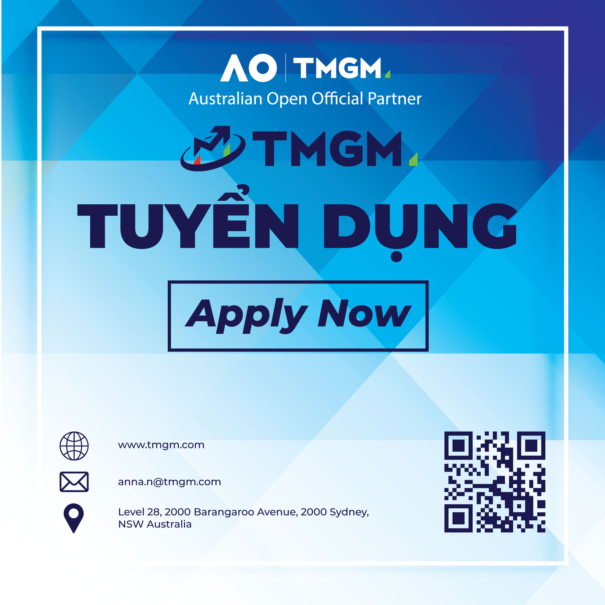 TMGM Tuyển dụng Vị trí Vietnamese Account Manager - Ha Noi