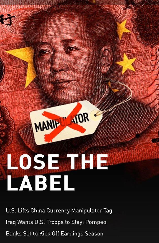 Tiêu điểm thị trường: “Risk on” trở lại khi Mỹ dỡ bỏ cáo buộc thao túng tiền tệ đối với Trung Quốc!