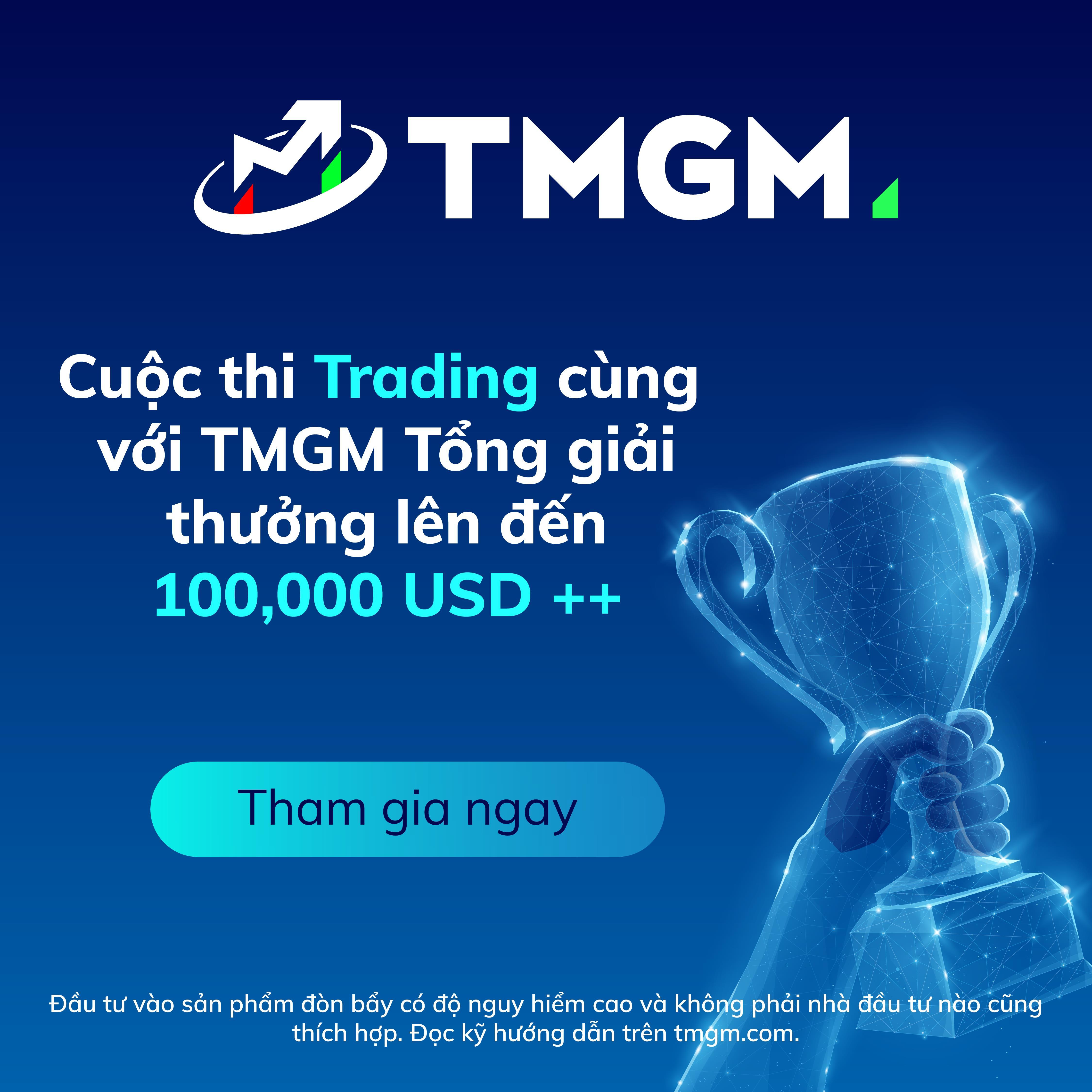Cuộc thi Trading Toàn Cầu cùng với TMGM với tổng giá trị giải thưởng lên đến 100.000 USD