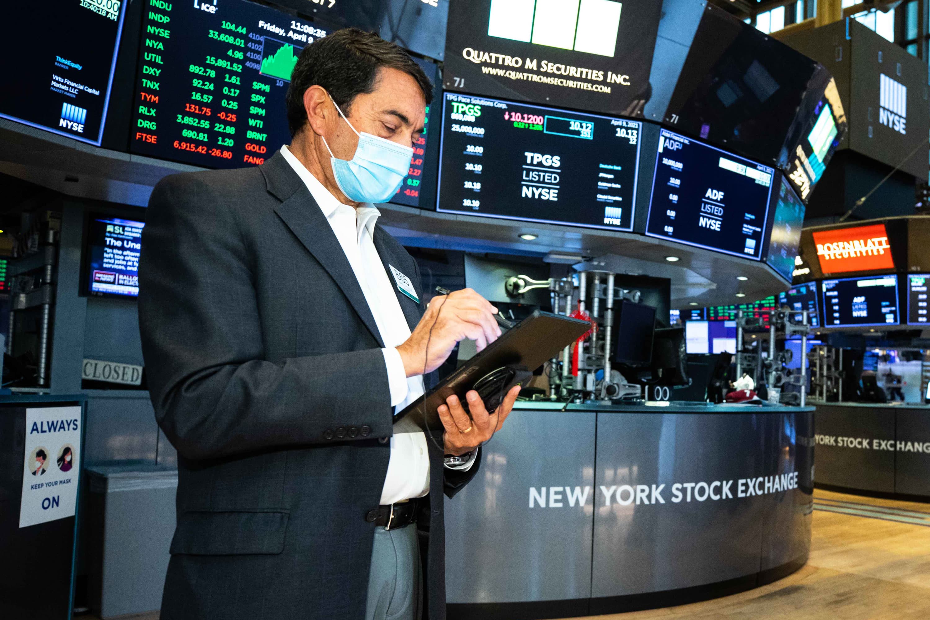 Thị trường chứng khoán Mỹ thận trọng trước giờ công bố báo cáo lạm phát