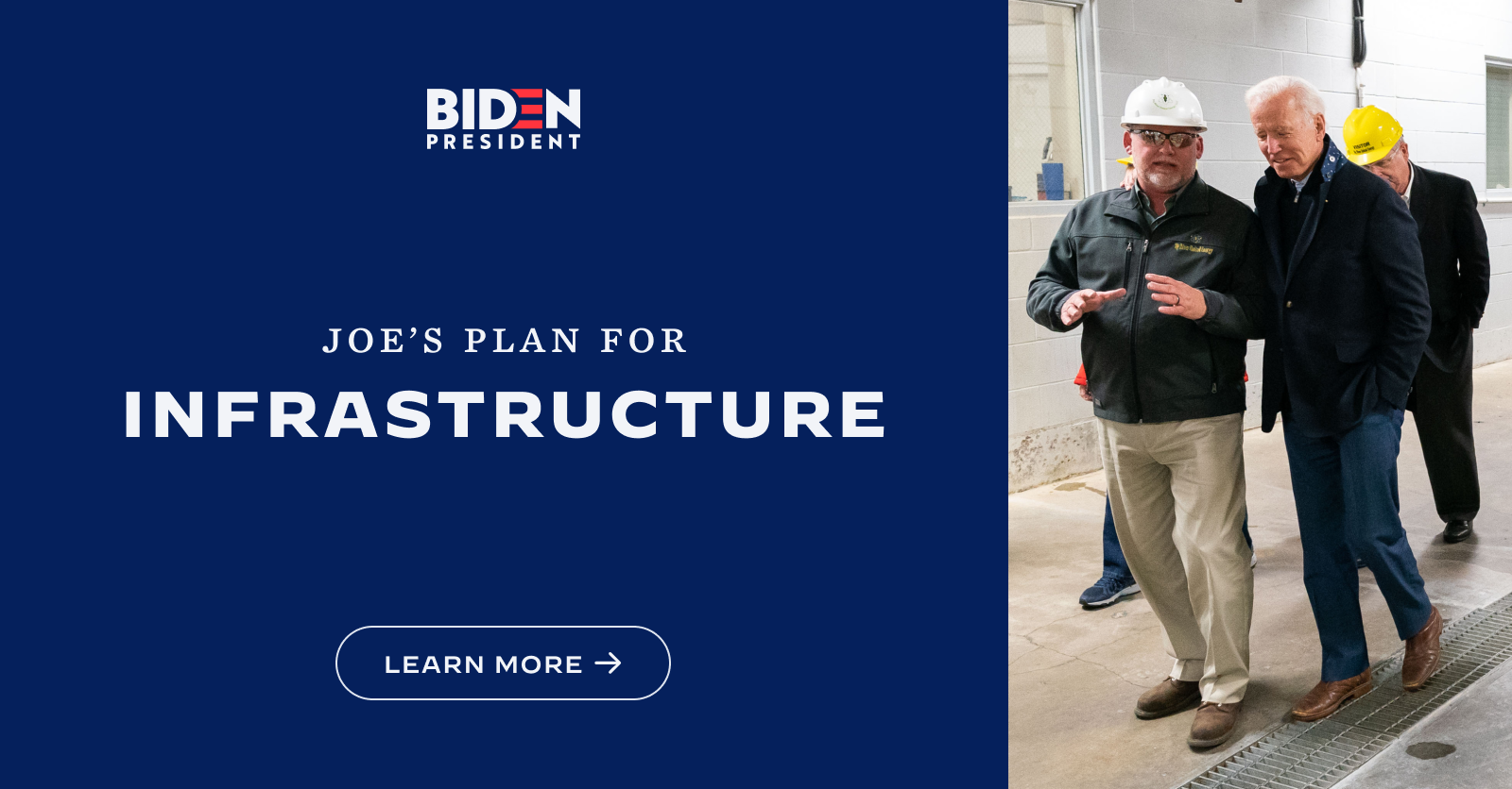 The Biden Plan to Build a Modern, Sustainable Infrastructure and an  Equitable Clean Energy Future | Joe Biden for President: Official Campaign  Website