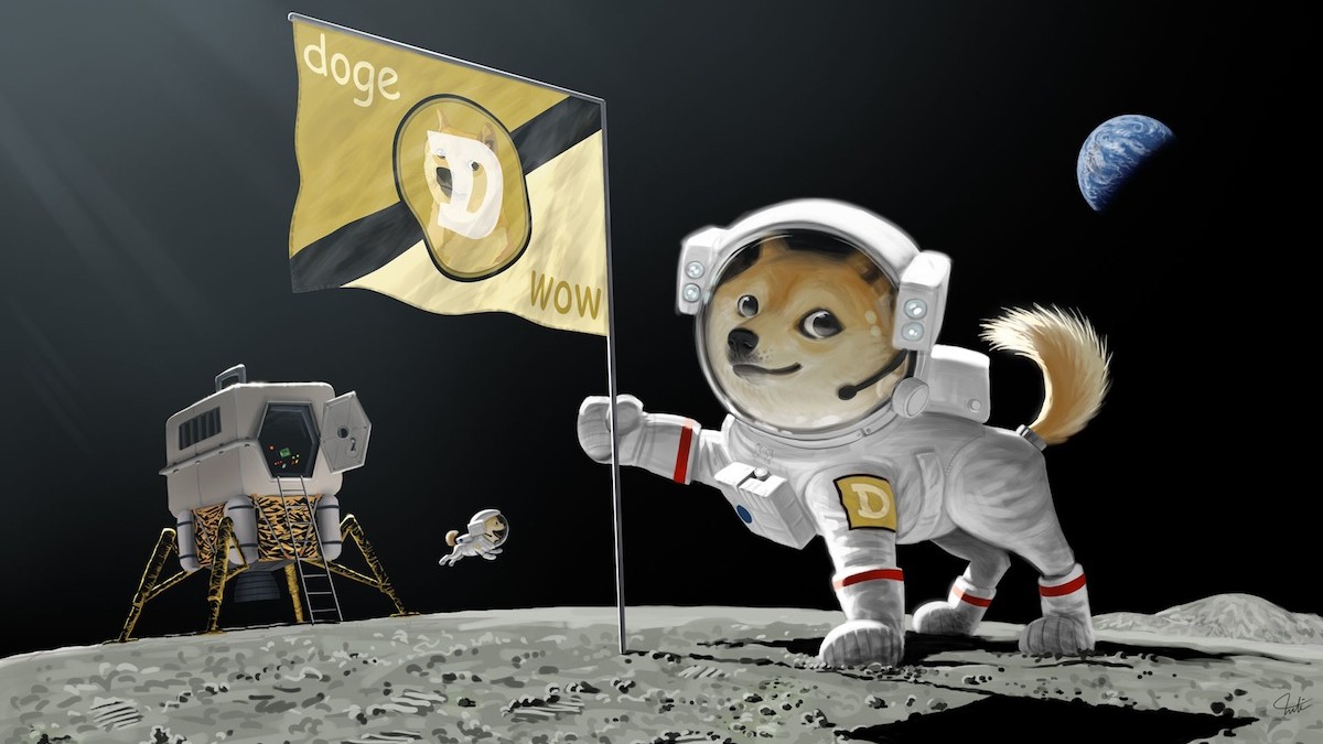 Dogecoin có thể sẽ thật sự có mặt trên mặt trăng vào năm 2022!