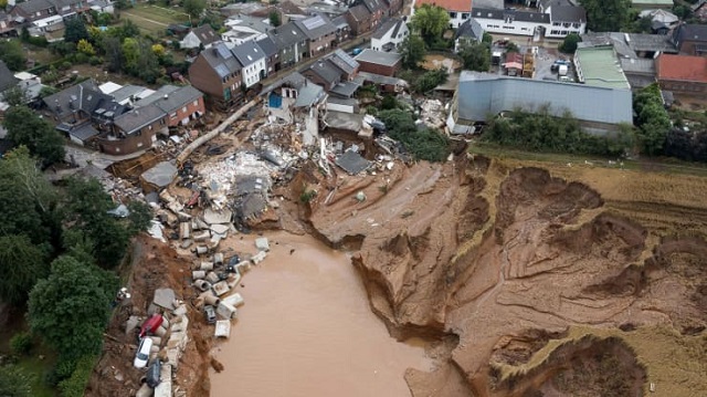 Lũ lụt tại phía tây nước Đức. Ảnh: Getty Images.