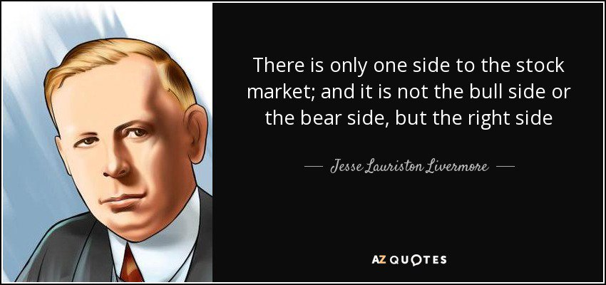 Vince Stanzione na Twitteru: "Agreed same here as Jesse Livermore said " There is only one side of the market and it is not the bull side or the bear  side, but the