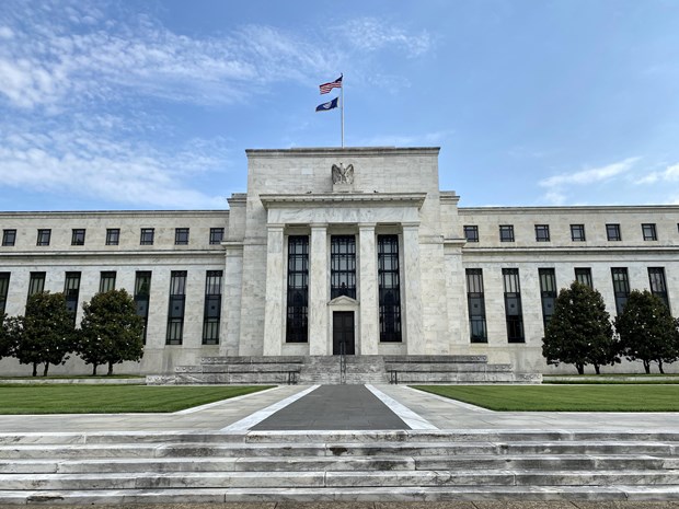 Trụ sở Ngân hàng Dự trữ liên bang Mỹ (Fed) tại Washington, DC. Ảnh: AFP/TTXVN.