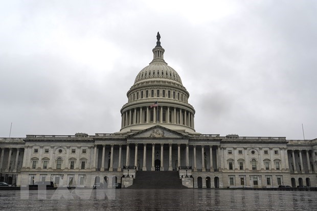 Tòa nhà quốc hội Mỹ tại Washington, DC. Ảnh: AFP/TTXVN.