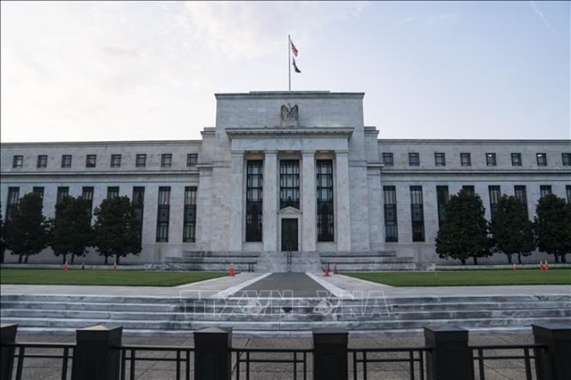 Trụ sở Fed tại Washington, D.C., Mỹ, ngày 15/7. Ảnh: THX/TTXVN