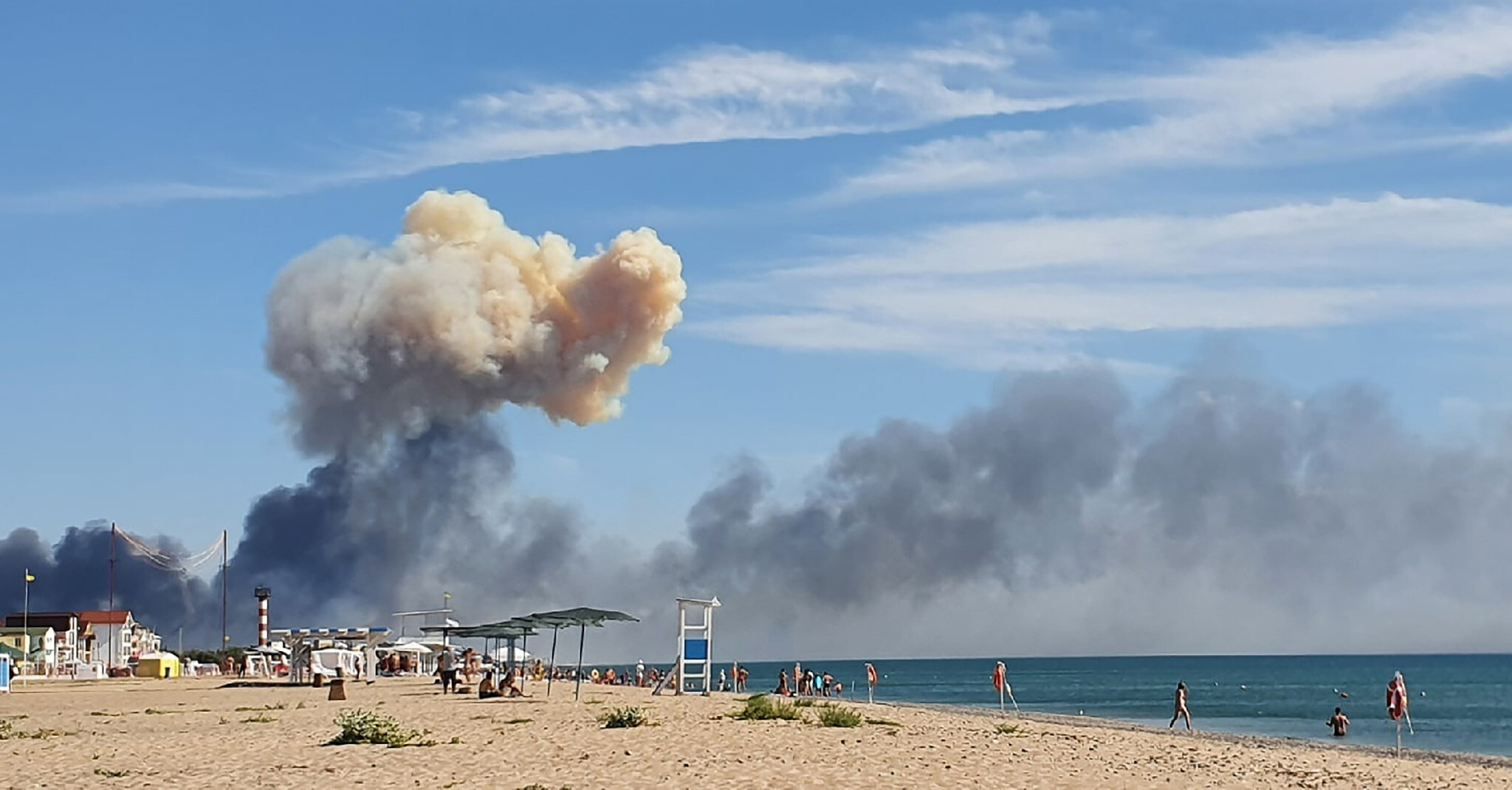 Large explosions rock Russian military air base in Crimea; at least one  killed | The Times of Israel