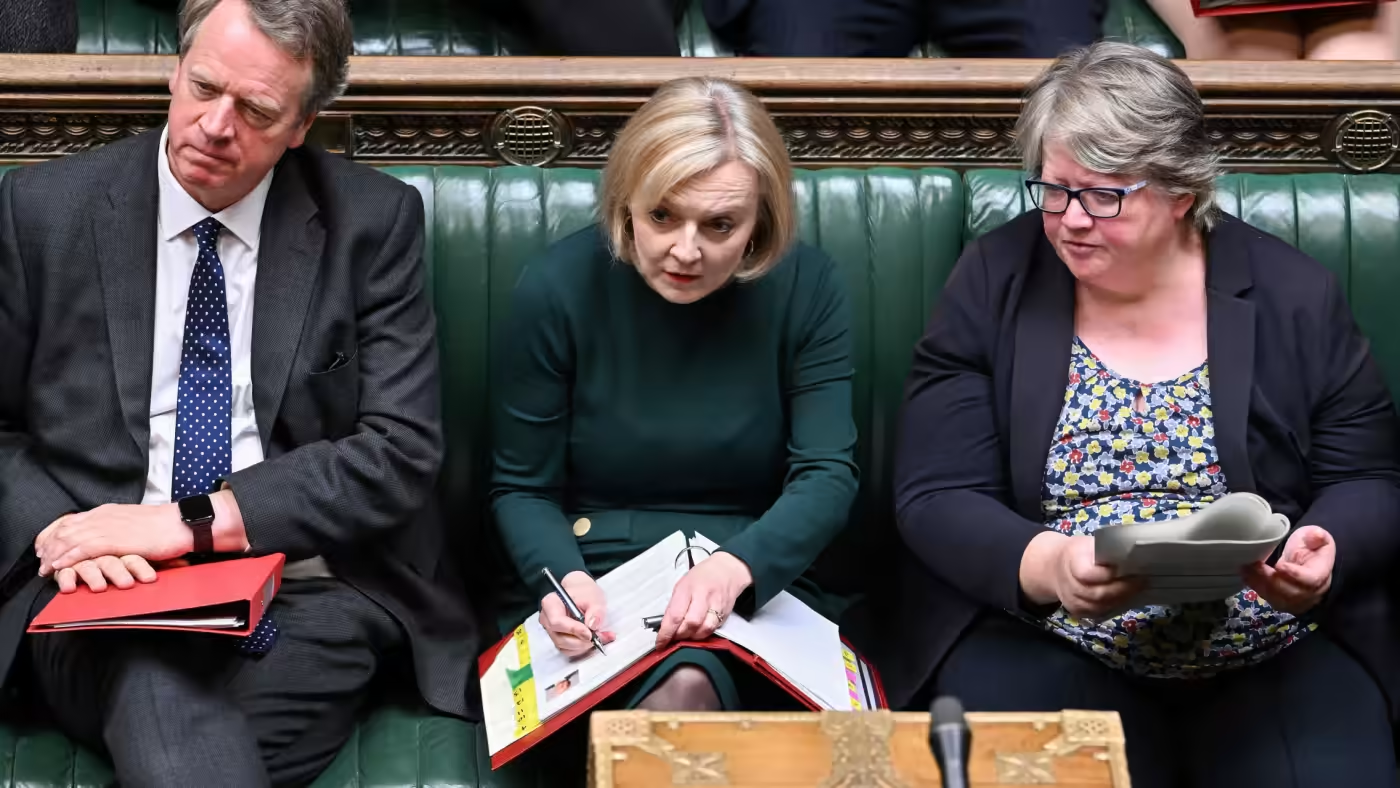 Liz Truss during Prime Minister’s Questions on Wednesday