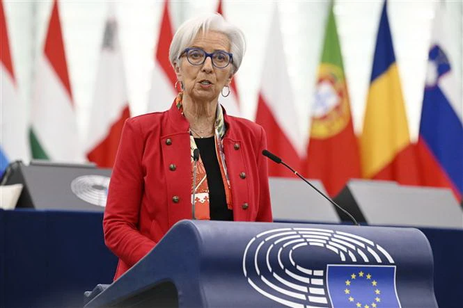 Chủ tịch ECB Christine Lagarde: Lạm phát ở châu Âu sẽ chậm lại | Vietnam+  (VietnamPlus)
