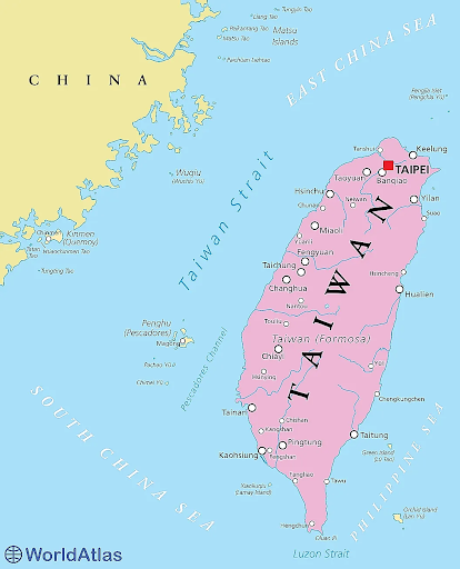 Taiwan Strait & Median Line