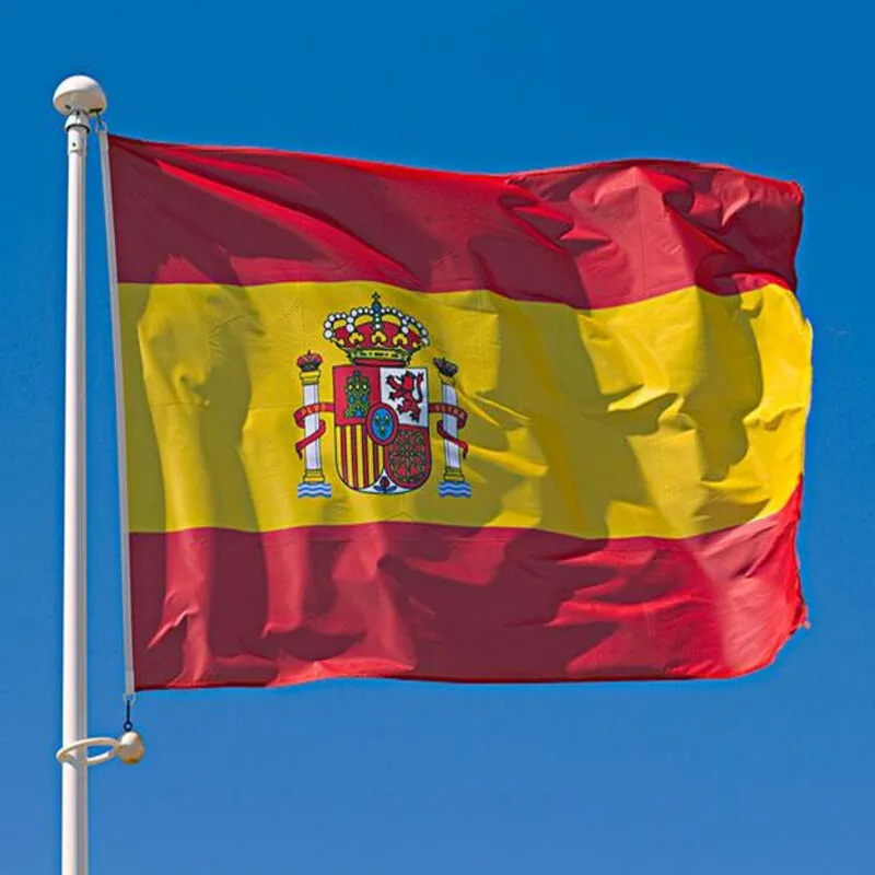 Spain Flag Banner Hanging Flag Polyester Spain National Flag Banner  150x90cm DL | eBay