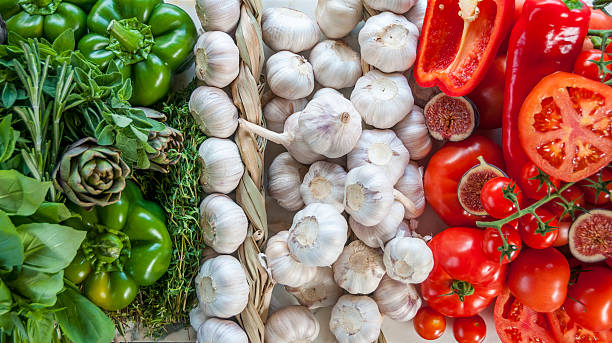 The Italian Flag Made Up Of Fresh Vegetables Stock Photo - Download Image  Now - Italy, Food, Ingredient - iStock