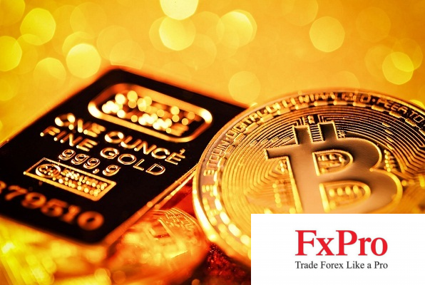 Bitcoin 'sale off' 30% so với vàng