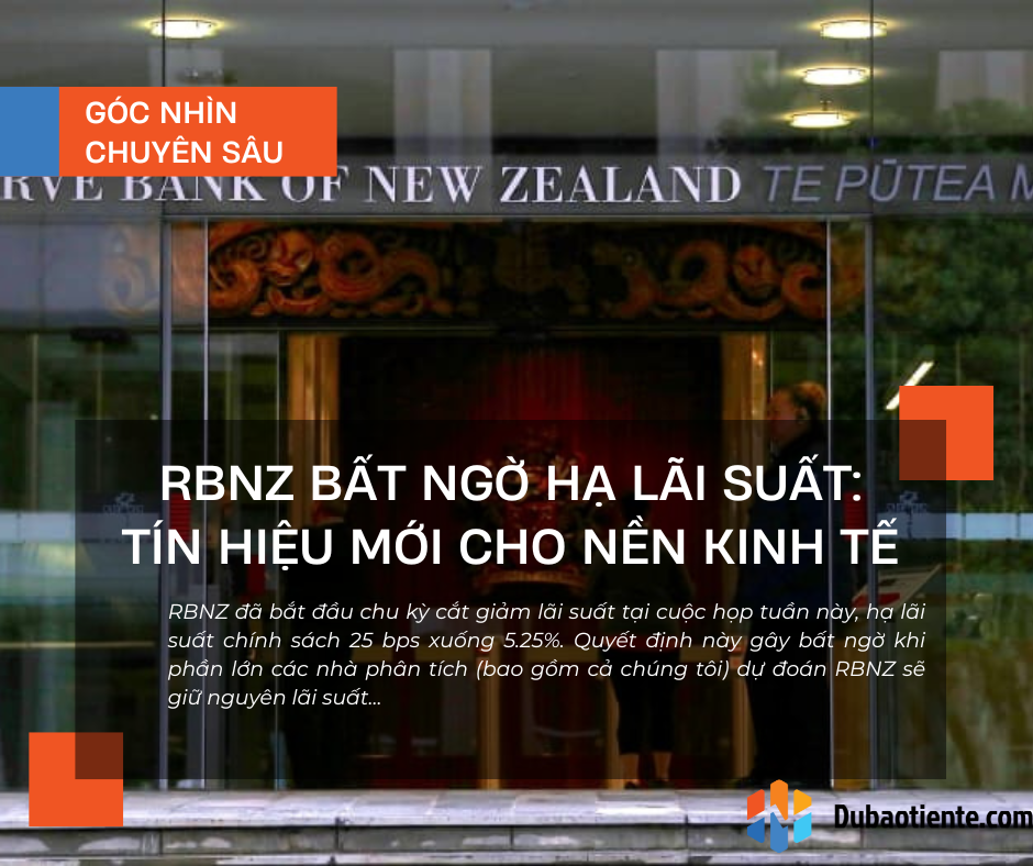 RBNZ bất ngờ hạ lãi suất: Tín hiệu mới cho nền kinh tế