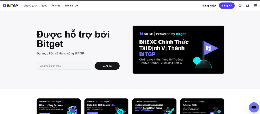 Review tổng quan sàn BITGP: Ưu & nhược điểm
